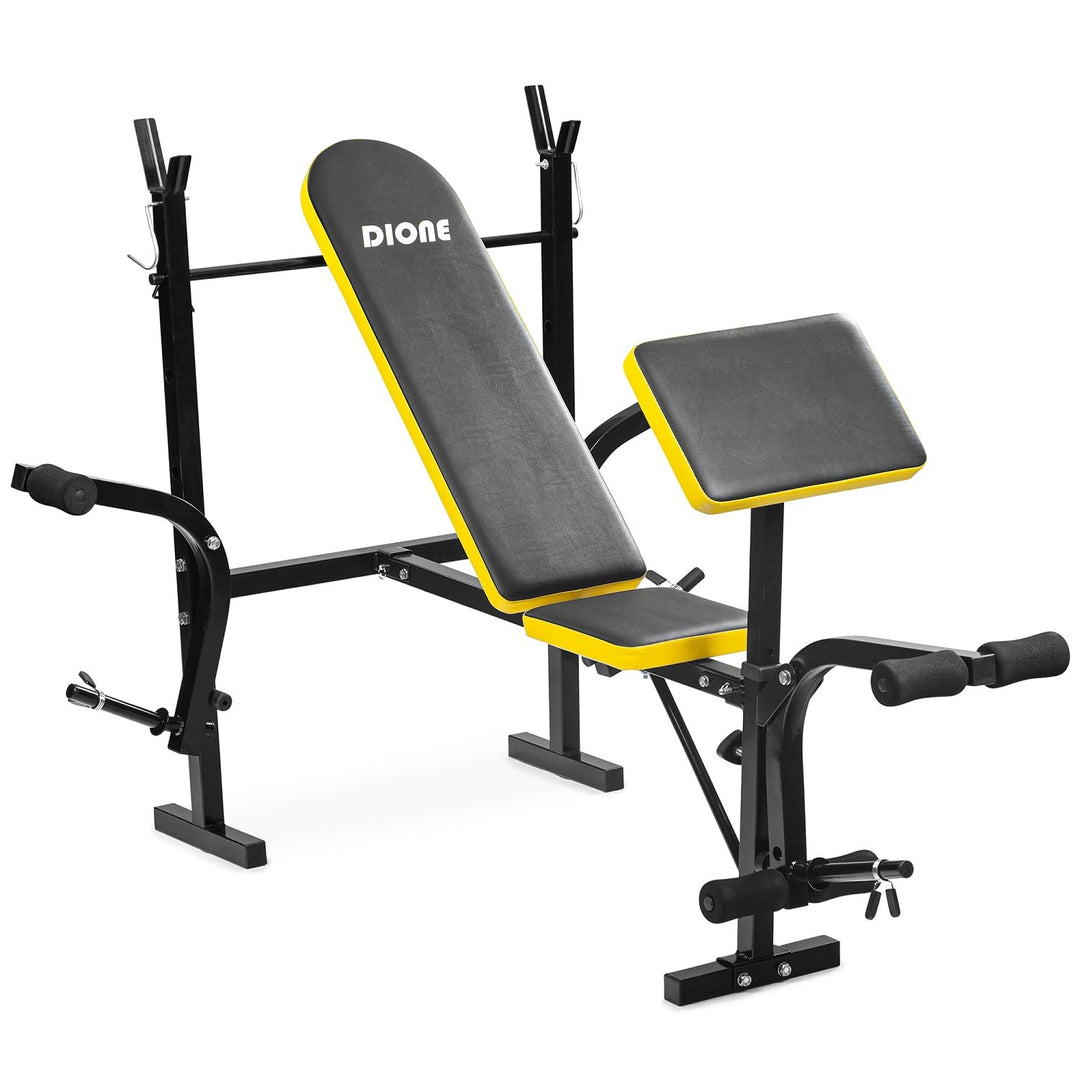 Dione MT2 - Hantelbank - Verstellbare Trainingsbank für Bankdrücken - Multifunktion