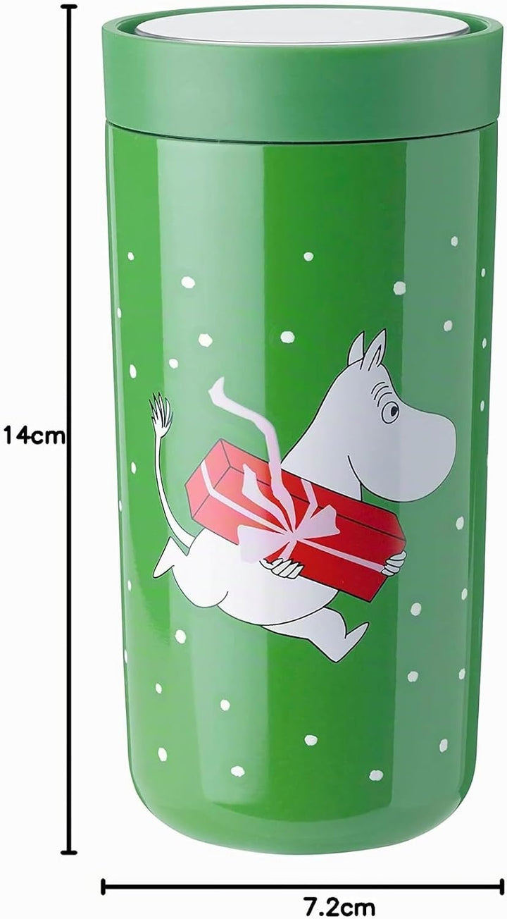 Stelton To-Go Click - Thermobecher, doppelwandige Isolierflasche - Rostfreier, auslaufsicherer Kaffe