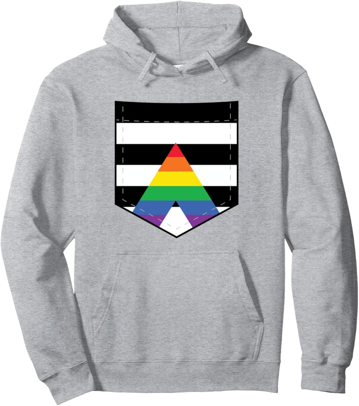 LGBTQ Straight Ally Flaggentasche - LGBTQIA+ Straight Ally Pullover Hoodie