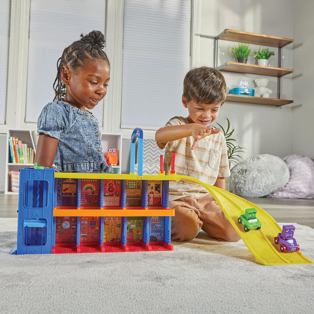 Learning Resources Numberblocks Counting Car Garage Ages 3+ Numberblocks Toys Interactive Garage Pla