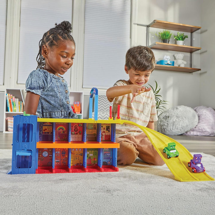Learning Resources Numberblocks Counting Car Garage Ages 3+ Numberblocks Toys Interactive Garage Pla