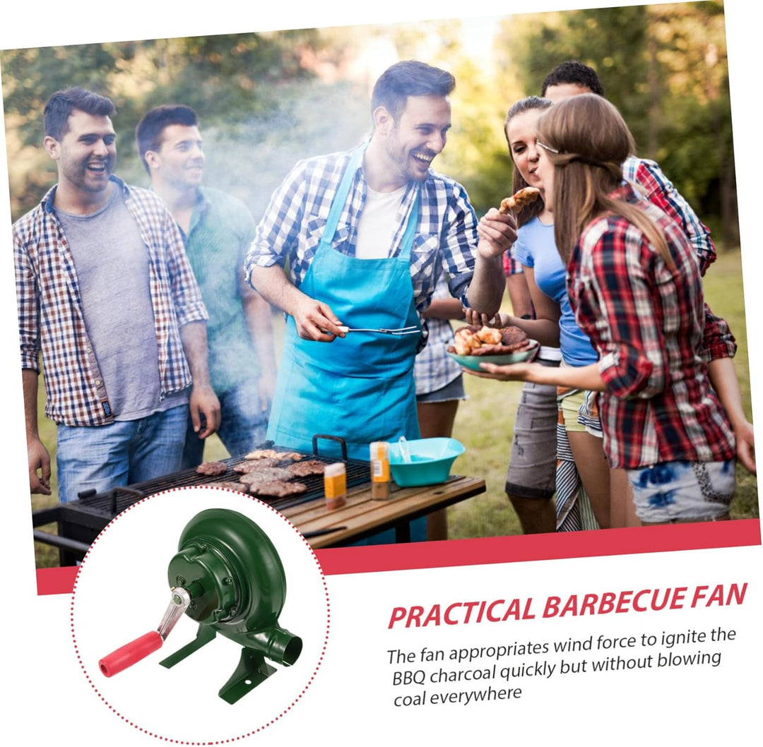 TOYANDONA Hand Kurbel Luftgebläse Feuergebläse Aus Eisen Für Grill Camping Picknick Outdoor Zubehör