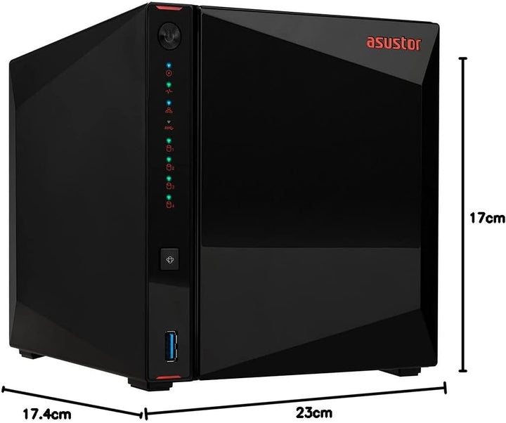 Asustor - AS5304T 4Go NAS + 48To (4X 12To) IRONWOLF AS5304T/4G/48T-IW 48To Seagate IronWolf, 48To Se