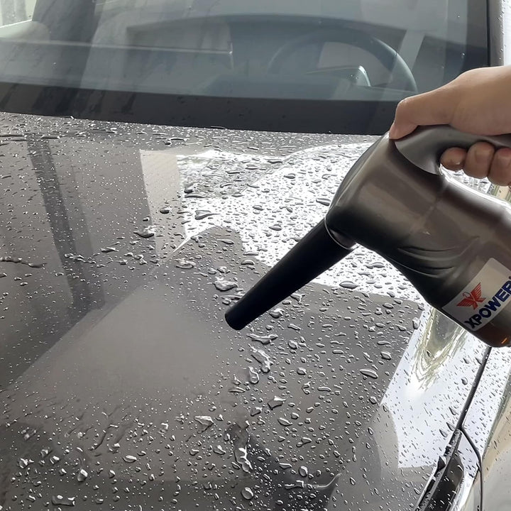 XPOWER Electric Air Duster for Dusting Drying Inflating Blowing Car Detailing Computer Leaf Blowing