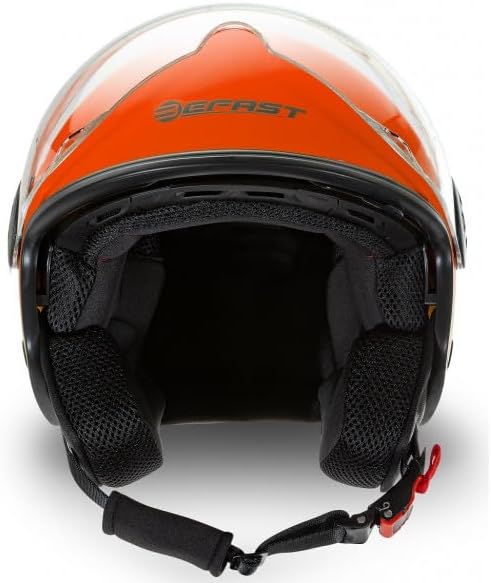 Rapid II - Zugelassener Jet-Helm mit Polycarbonat-Doppelvisier, Scooter-Helm mit Sonnenblende, Motor