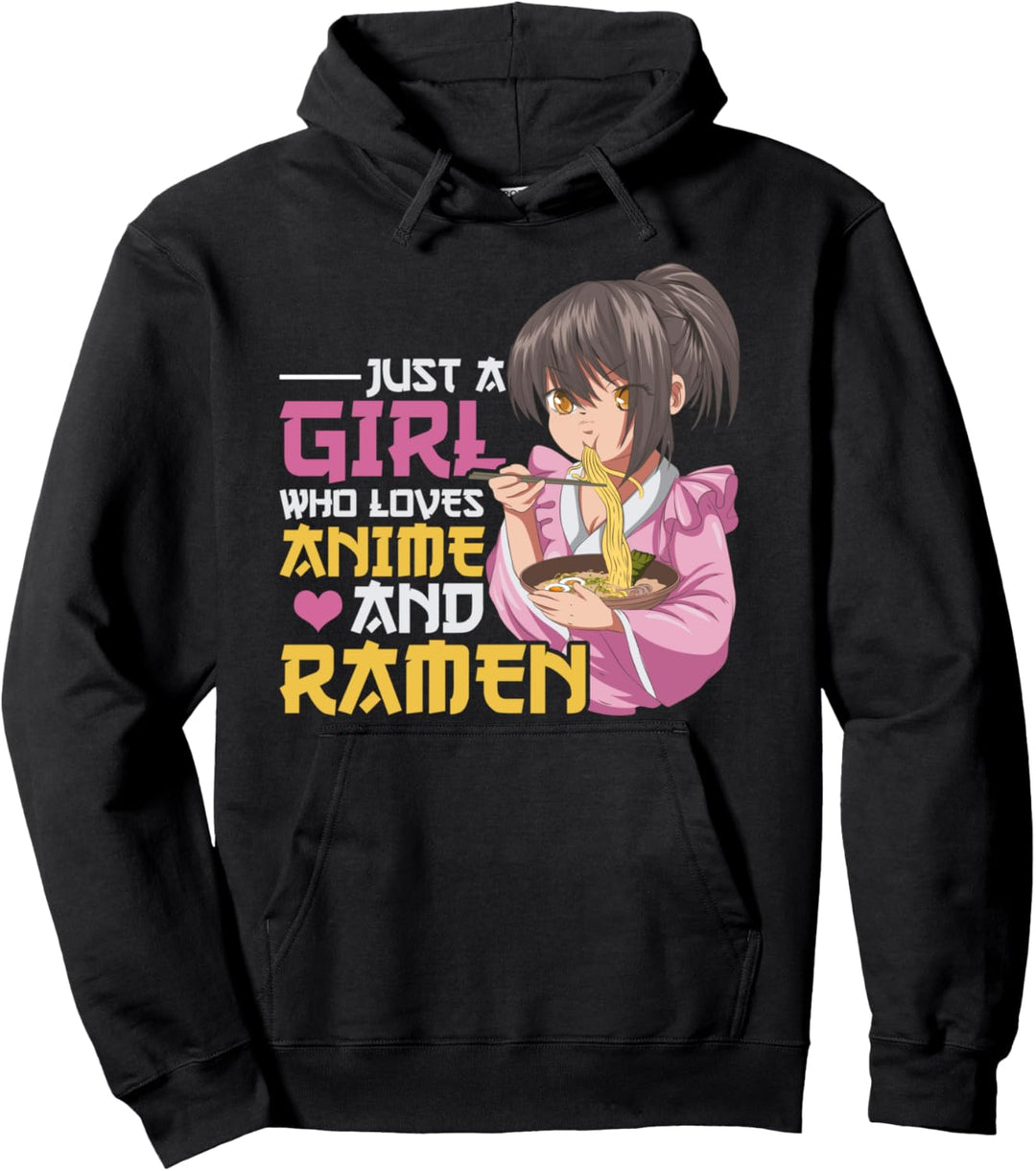 Japanische Ramen Nudeln Japan Otaku Manga Anime Mädchen Pullover Hoodie