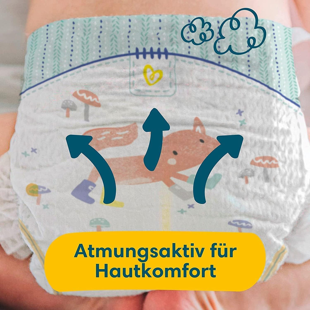 Pampers Premium Protection Baby Set mit Windeln Grösse 2 (4-8kg, 240 Stück) und Grösse 3 (6-10kg, 20