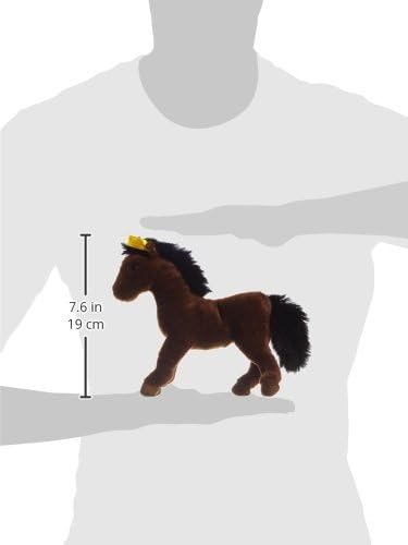 Steiff Hanno Hannoveraner - 22 cm - Plüsch Pferd liegend - Kuscheltier für Kinder - Plüschpferd - we