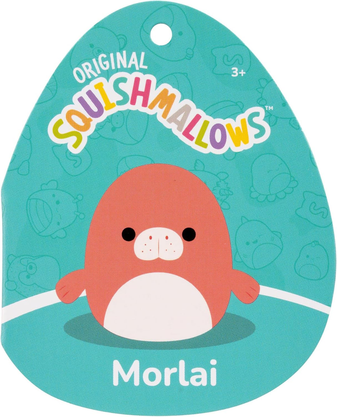 Squishmallows SQCR06634 - Morlai die Seekuh 40 cm, offizielles Kelly Toys Plüsch, superweiches Kusch
