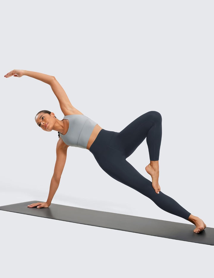 CRZ YOGA Butterluxe Damen Sport Leggings - 64cm High Waist Blickdicht Yoga Leggins Sporthose Workout