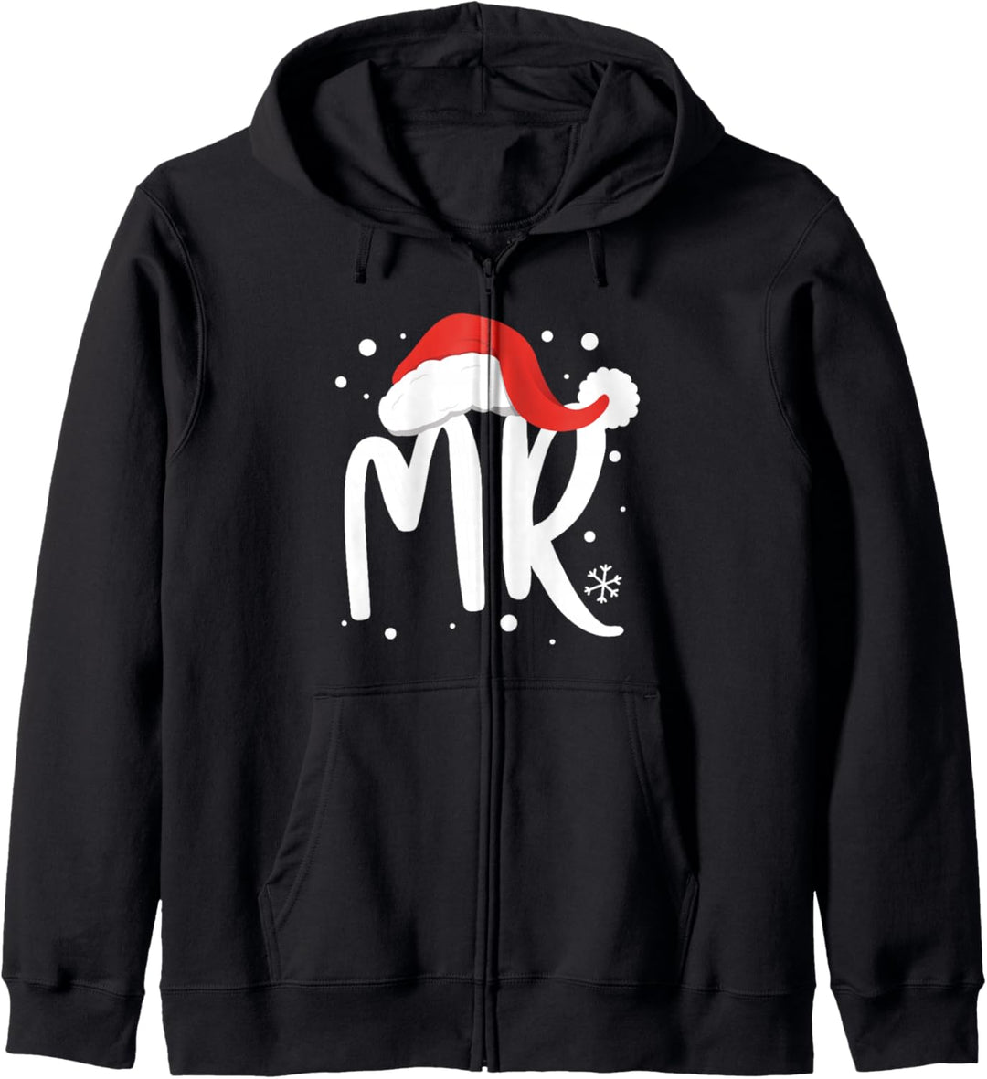 Partnerlook Mr Mrs Christmas Ugly Weihnachts Outfits Kapuzenjacke