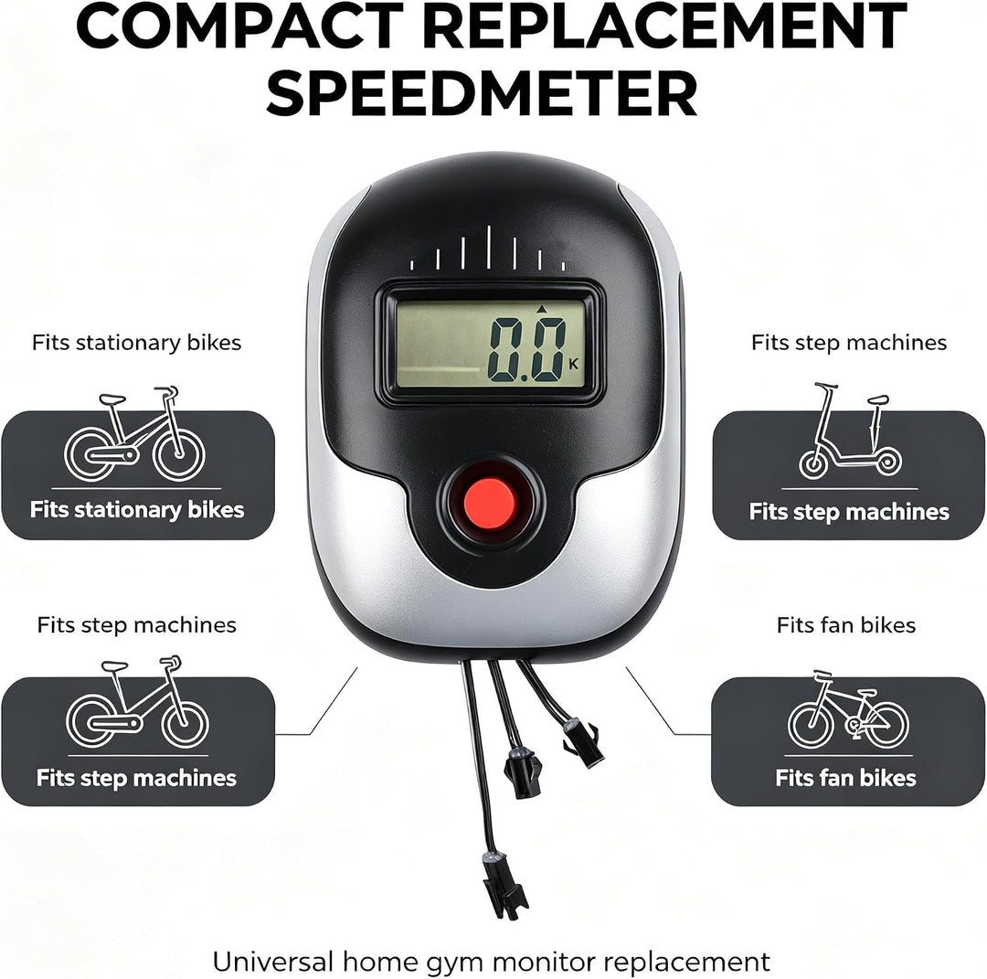 Heimtrainer Elektronisches Messgerät LED-Displays Heimtrainer LCD Monitor Tachometer Stationäre Fahr