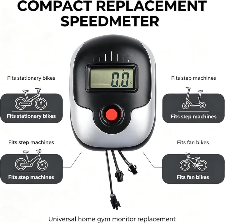 Heimtrainer Elektronisches Messgerät LED-Displays Heimtrainer LCD Monitor Tachometer Stationäre Fahr