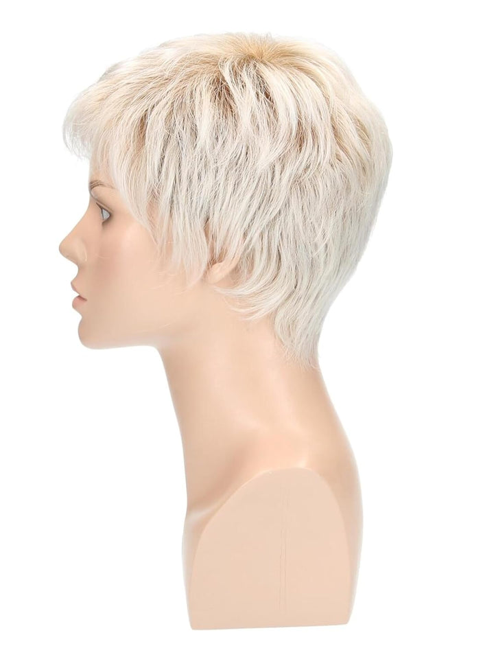 degenhardt Perücke KIEL Naturell Plus aus hochwertigem Kunsthaar, in Elfenbein brillant, dunkler Ans