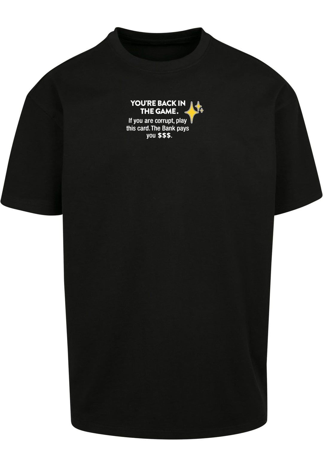 Mister Tee Herren Intepol Oversize Tee T-Shirt XS Schwarz, XS Schwarz