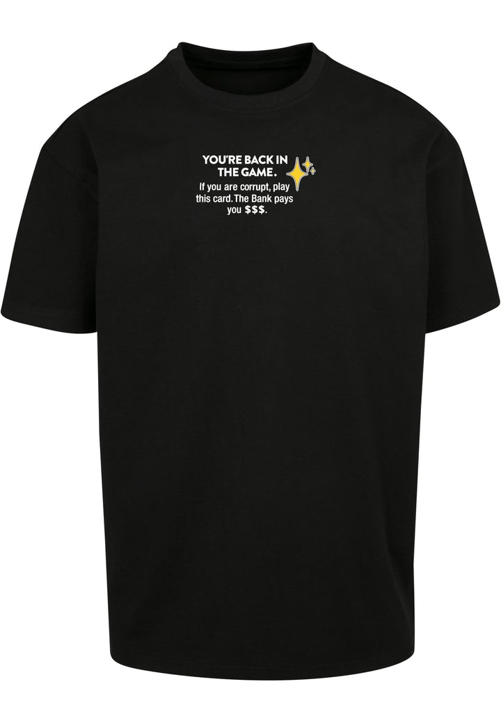 Mister Tee Herren Intepol Oversize Tee T-Shirt XS Schwarz, XS Schwarz