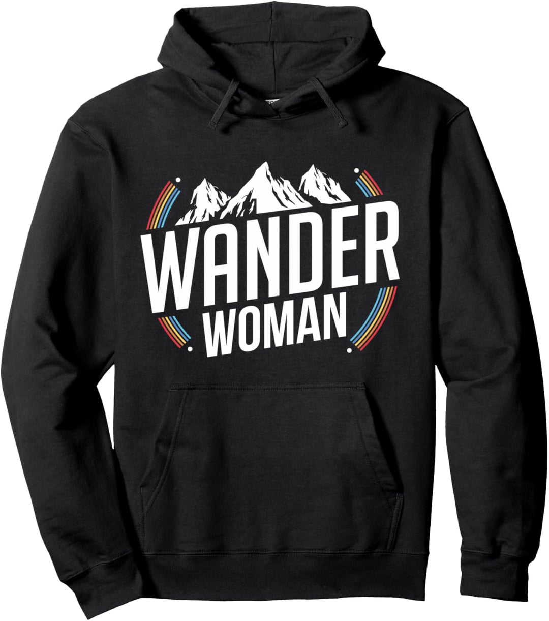 Wandern Bergsteigen Outdoor Hobby Geschenk Berge Pullover Hoodie