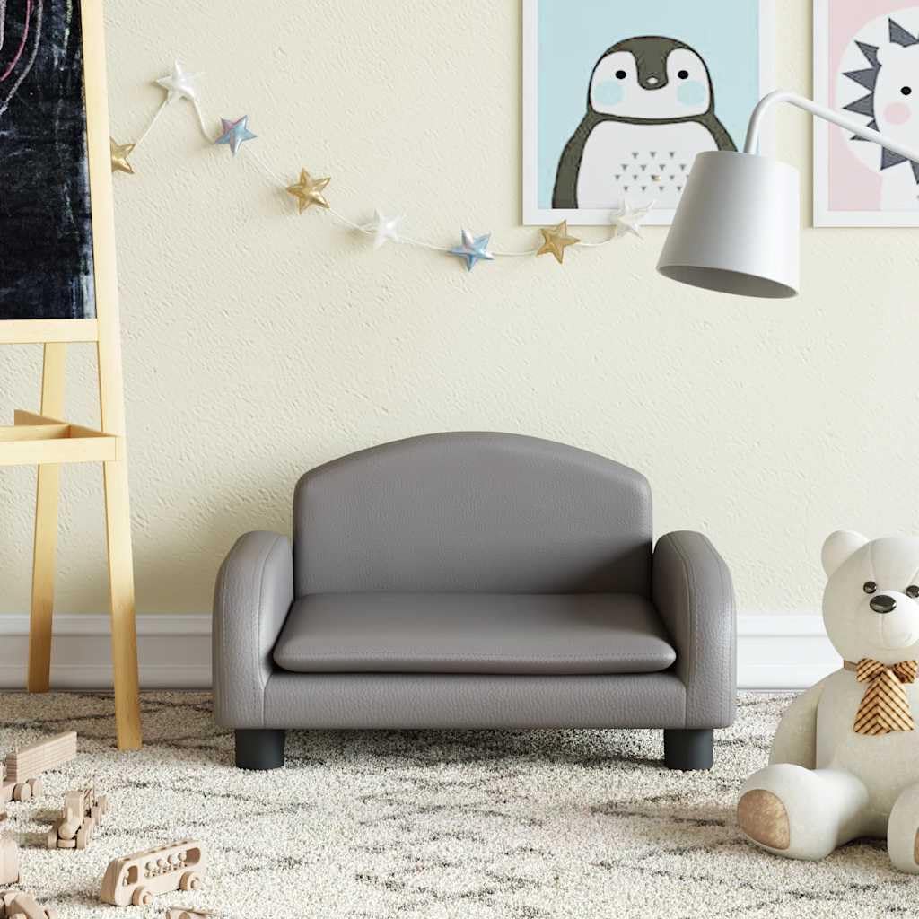 vidaXL Kindersofa, Couch für Kinder, Kindercouch mit runden Kanten, Kindersessel Minisofa Polstersof