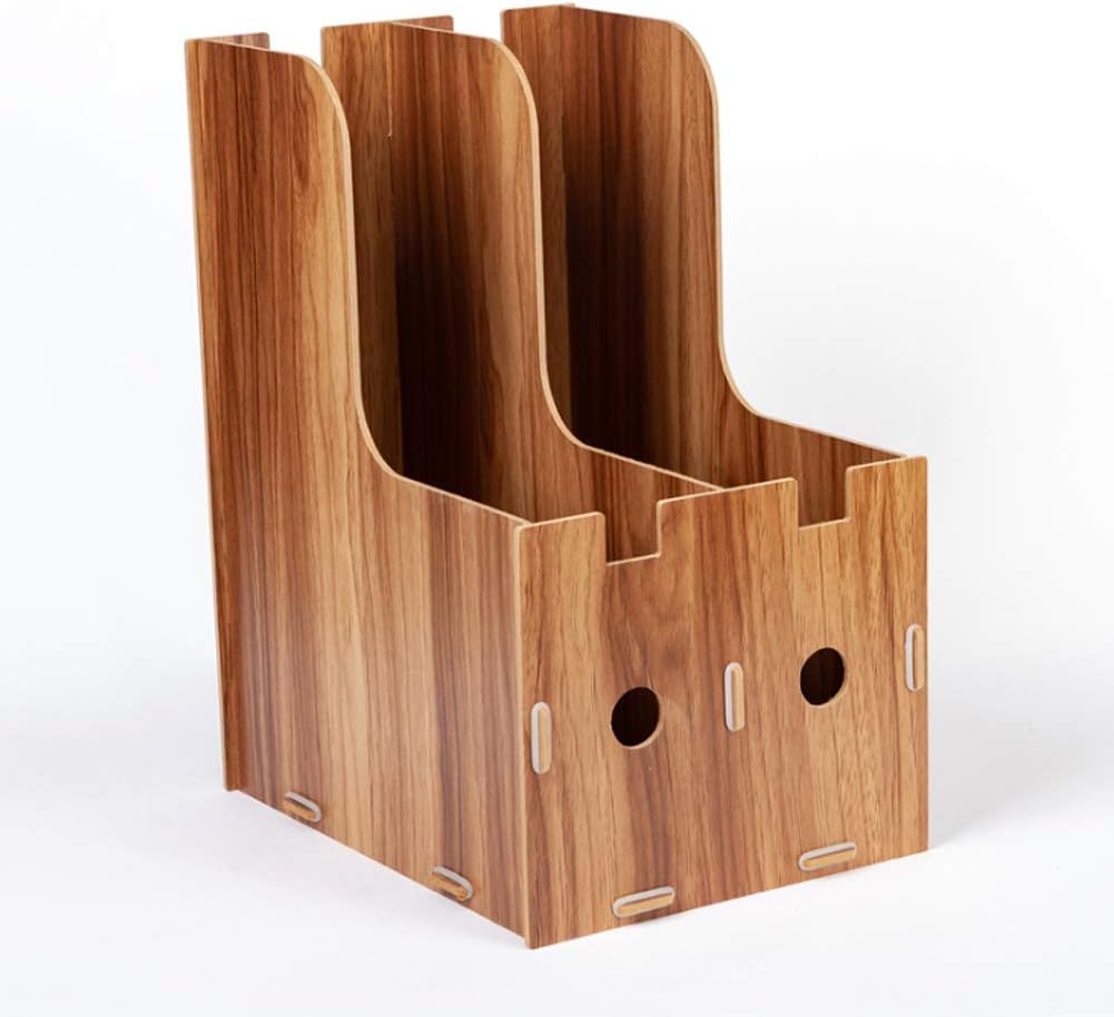 Holz Schreibtisch Organizer, Aufbewahrungsbox Ordnungssystem Briefablage A4 Notizzettel Stifte ordne