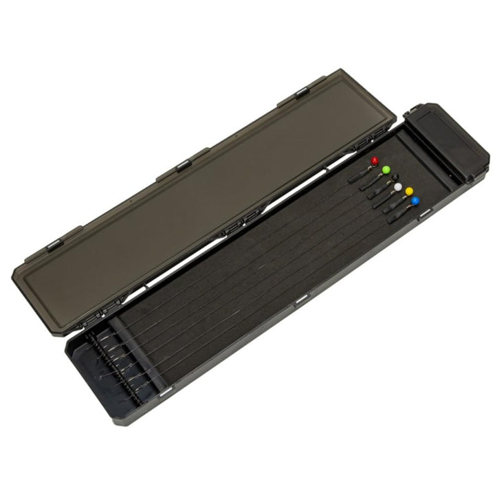 Stiff Hair Rig Box, Magnetischer Angelhaken Aufbewahrungskoffer, Karpfen Angelschnur Behälter mit Or
