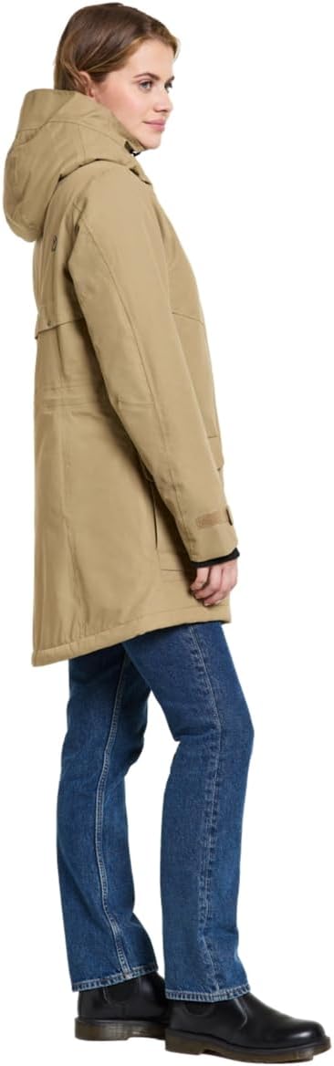 Didriksons Damen Frida 7 Parka Winterjacke 34 Braun, 34 Braun