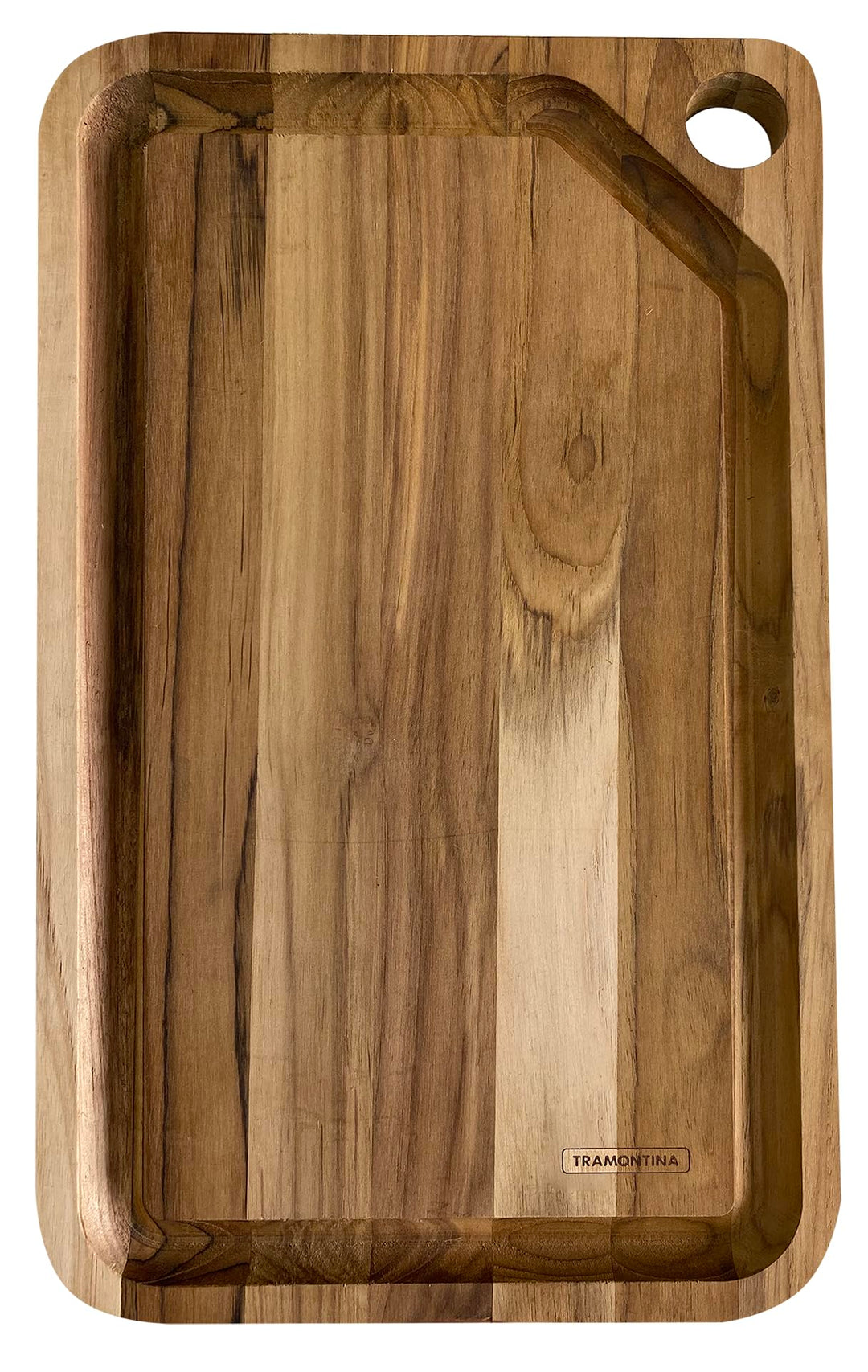 Tramontina Schneidebrett aus Teakholz, 49 x 28 cm, 13333/352, Braun, 49