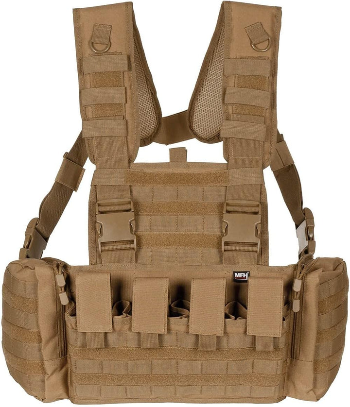 MFH Chest Rig Mission Coyote tan Einheitsgrösse Coyote, Einheitsgrösse Coyote