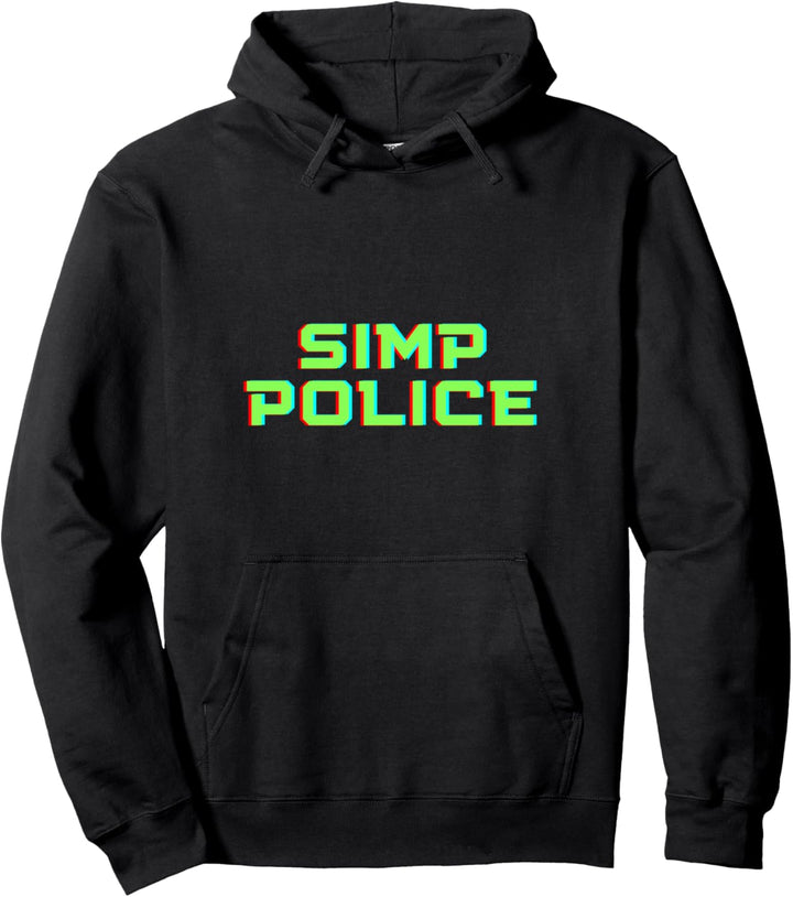 Simp Police Simp Meme Pullover Hoodie