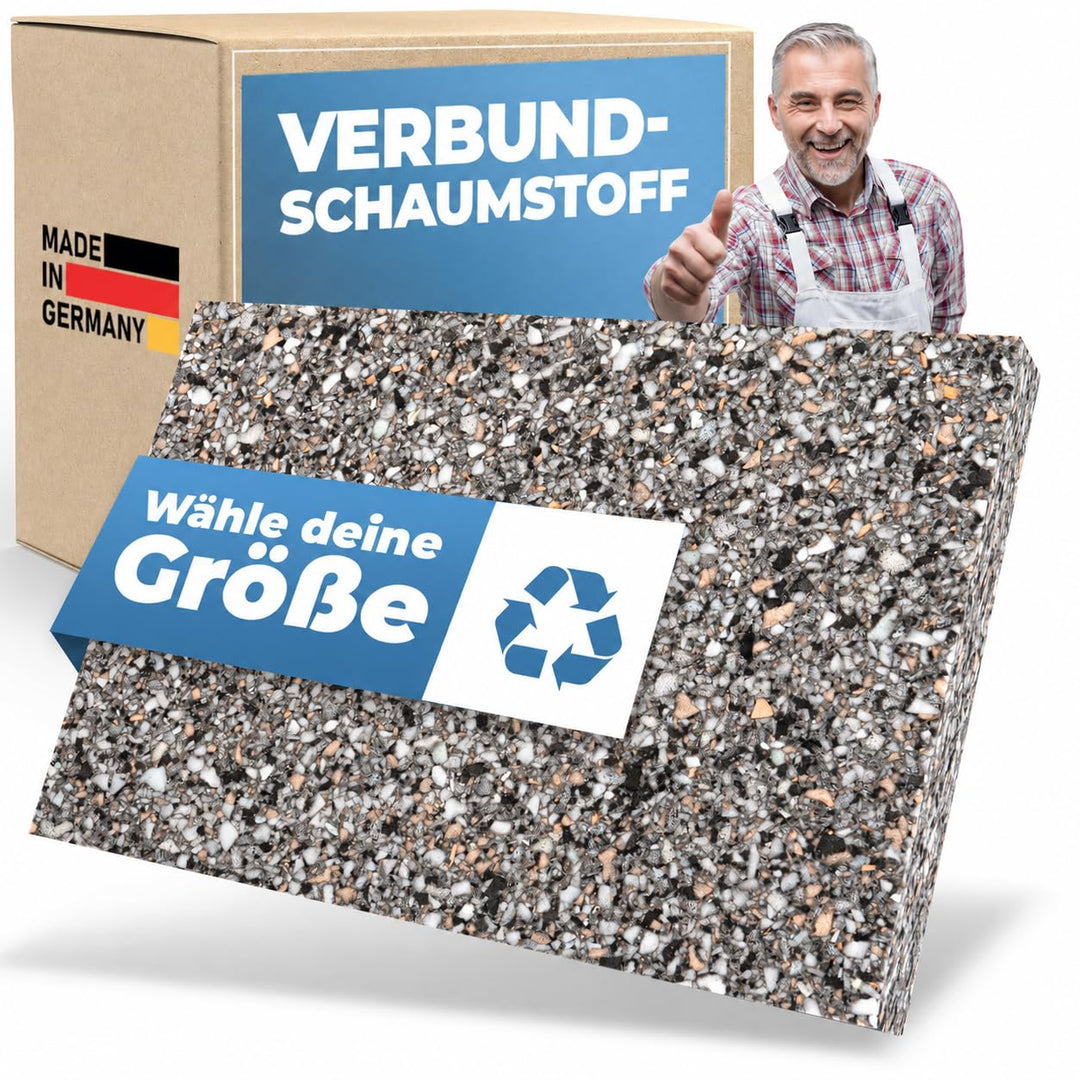 Saarschaum Verbundschaum Platten RG 100 • 202x102x4cm • Premium Verbundschaumstoff Schaumstoffplatte