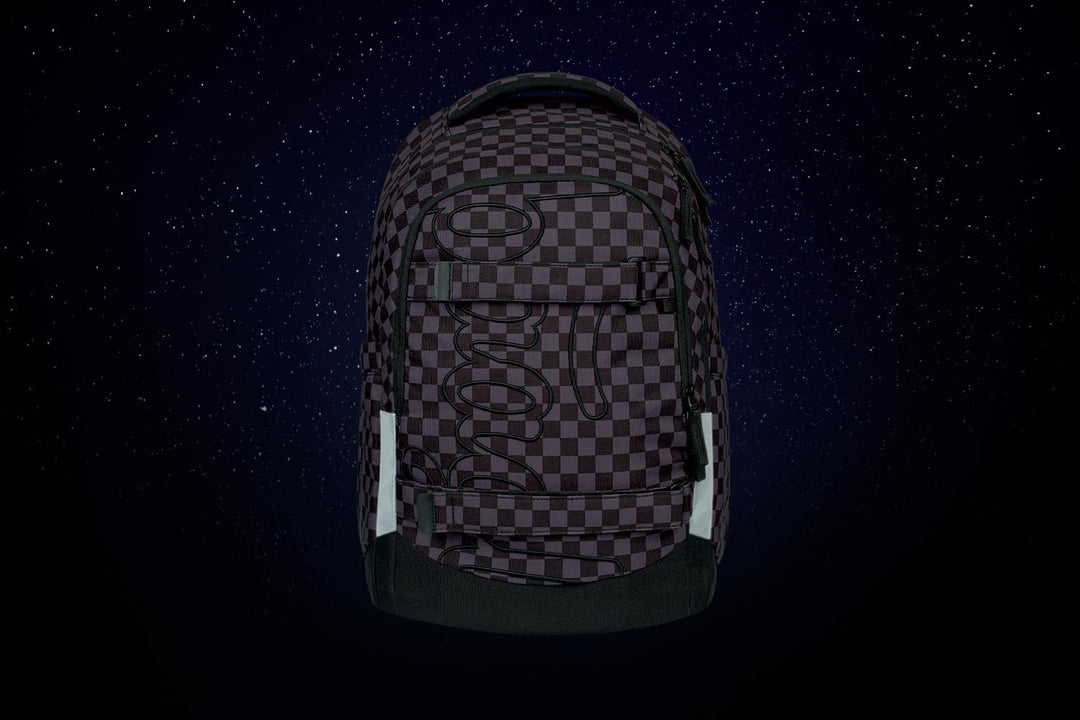 Baagl Schulrucksack für Jungen Mädchen Teenager - Skate Max - Skateboard Rucksack - Kinderrucksack m