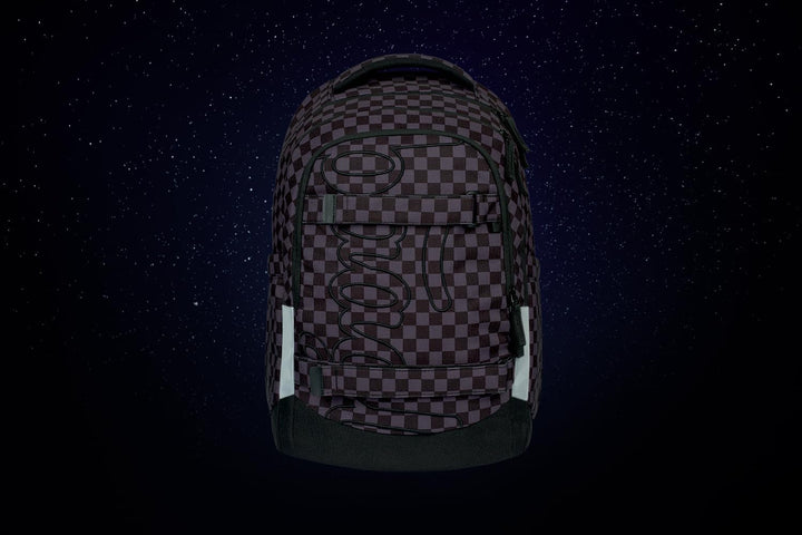 Baagl Schulrucksack für Jungen Mädchen Teenager - Skate Max - Skateboard Rucksack - Kinderrucksack m