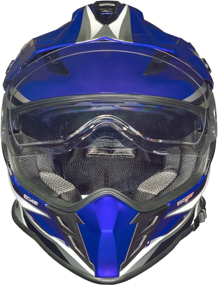RX-967 Crosshelm Integralhelm Quad Cross Enduro Motocross Offroad Helm Pinlock, XS (53-54)