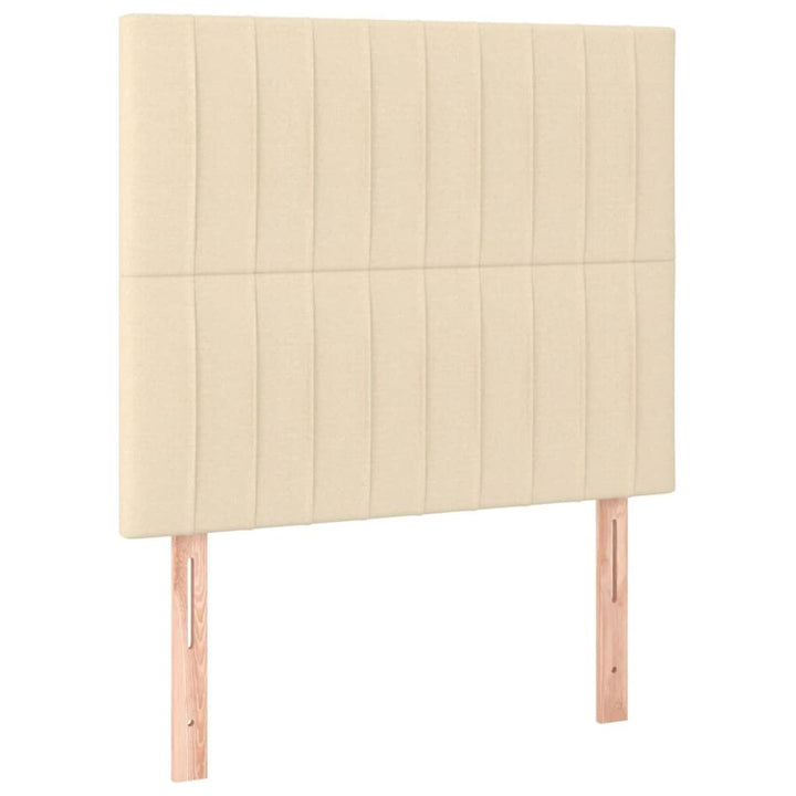 vidaXL Kopfteil 2 STK., Bettkopfteil mit Holzbeinen, Höhenverstellbar Polsterkopfteil für Bett, Bett