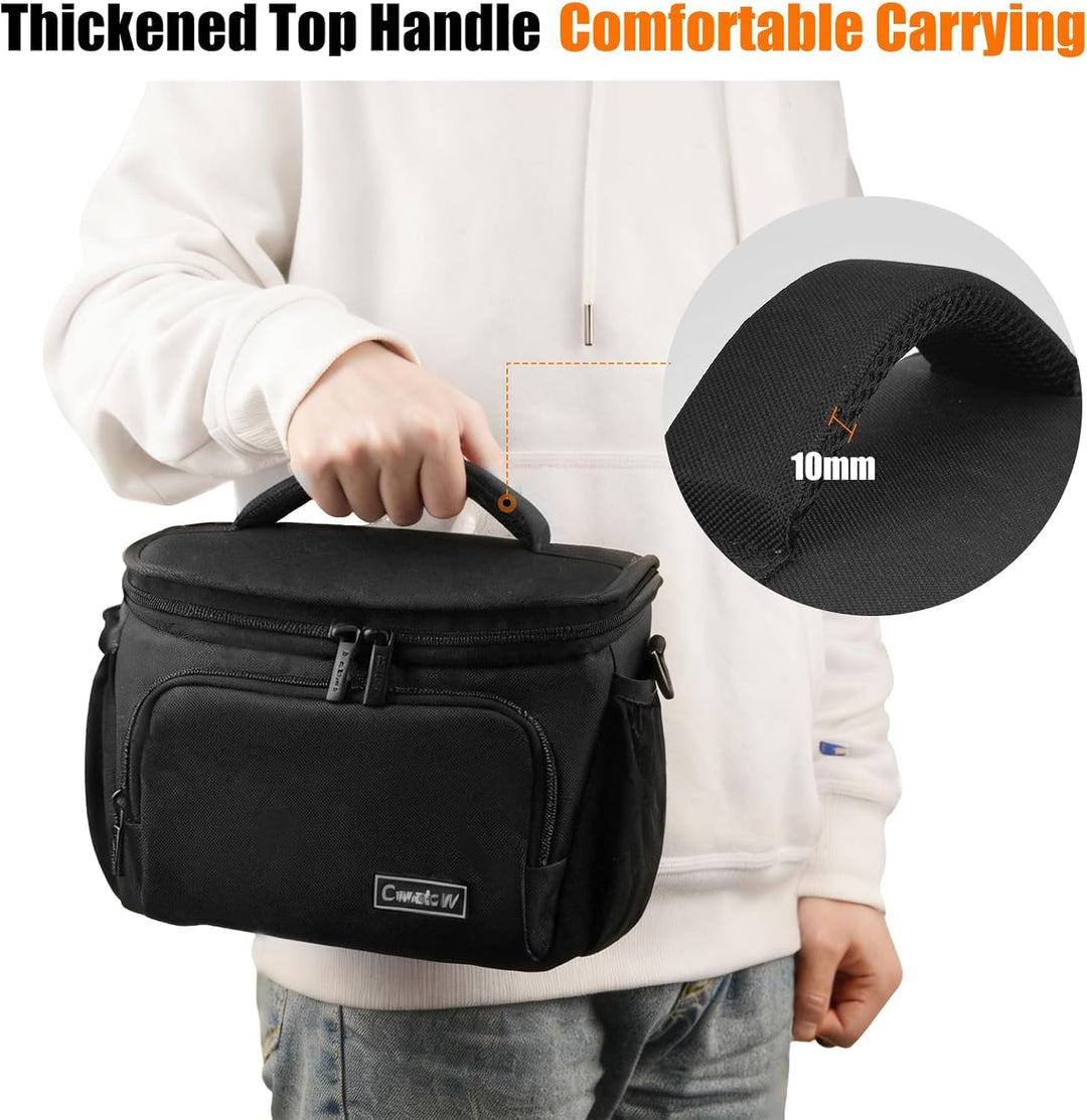 Cwatcun Kameratasche Spiegelreflex Kamera Tasche, wasserdichte Fototasche für Spiegelreflexkameras f