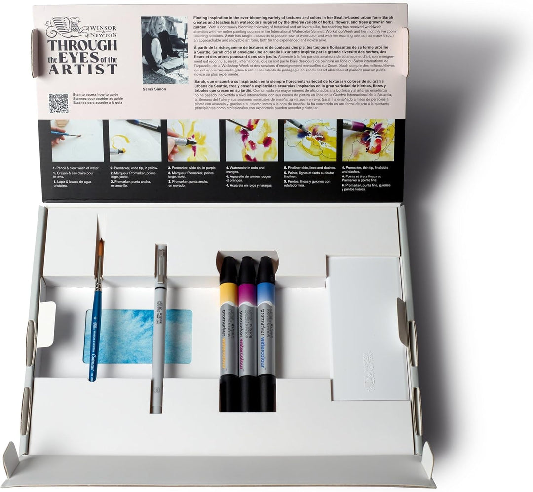 Winsor & Newton 0290181 Promarker Mixed Media Set - Watercolour - kuratierte Sets von Künstlern mit