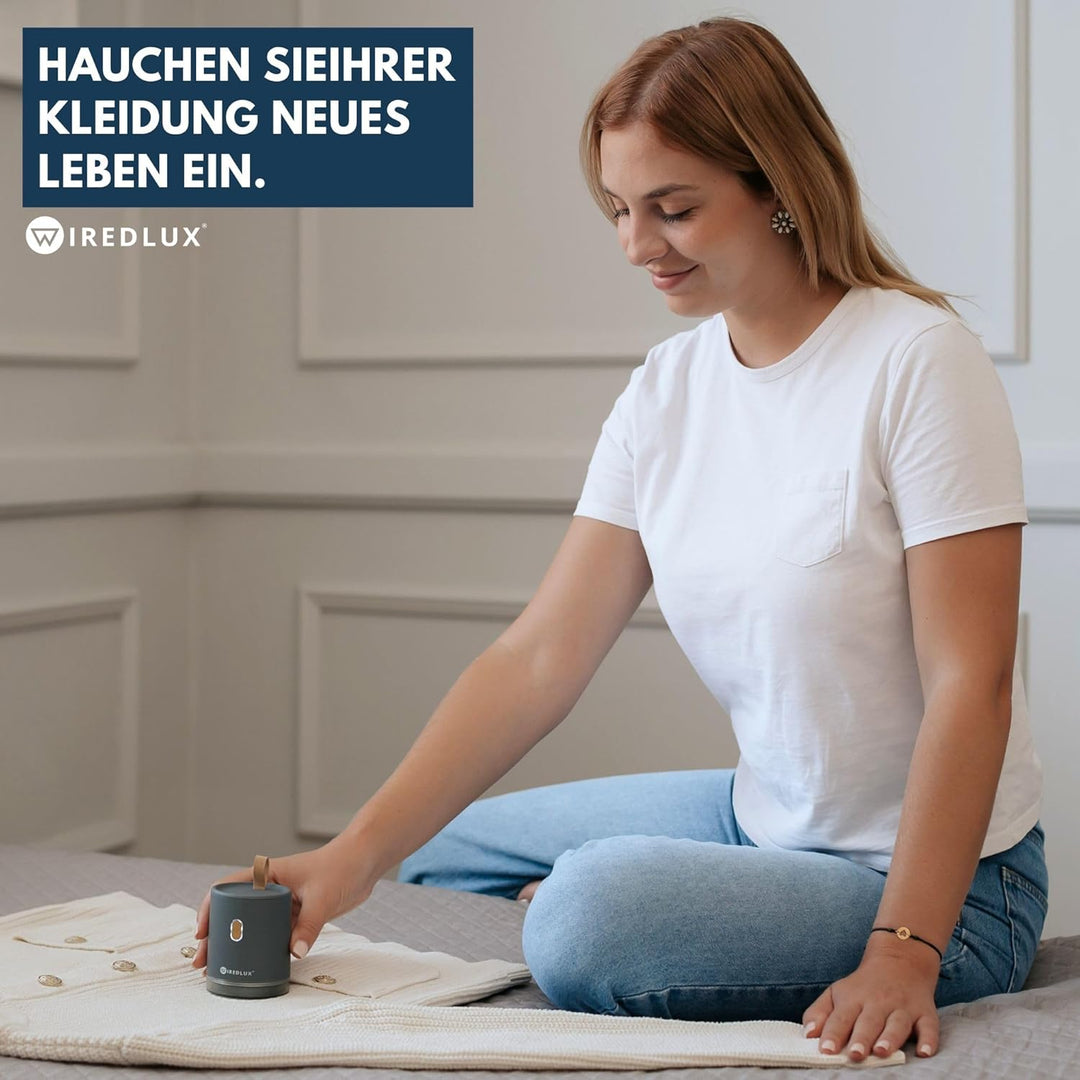 Fusselrasierer elektrisch – Fusselentferner & Entfussler für Kleidung, kompakt & tragbar – wiederauf