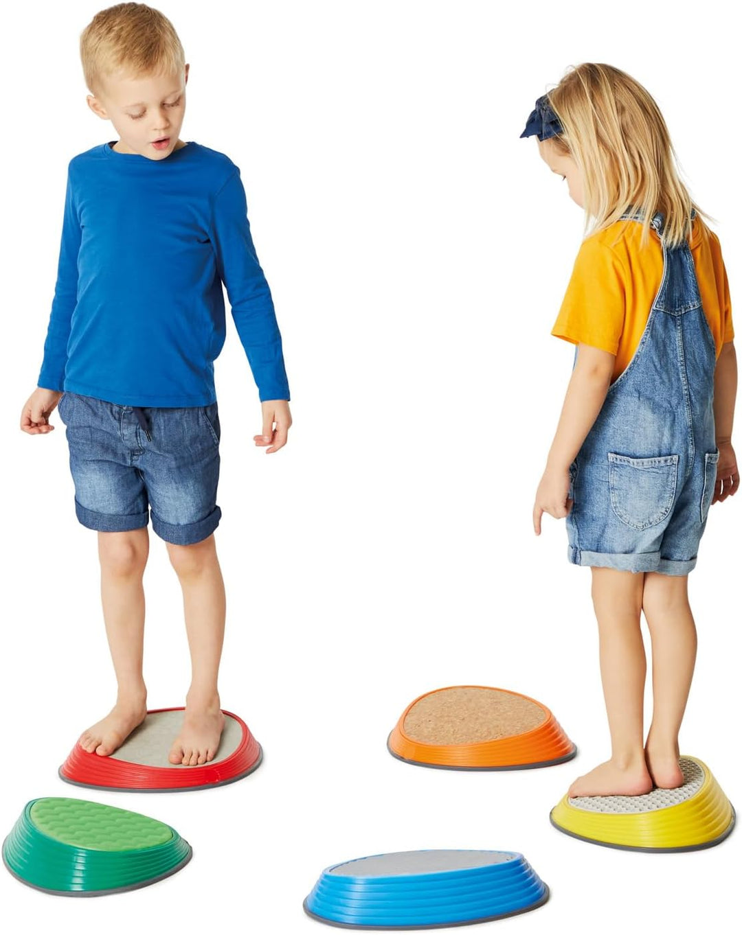 Taktile Fluss-Steine 5-er Set
