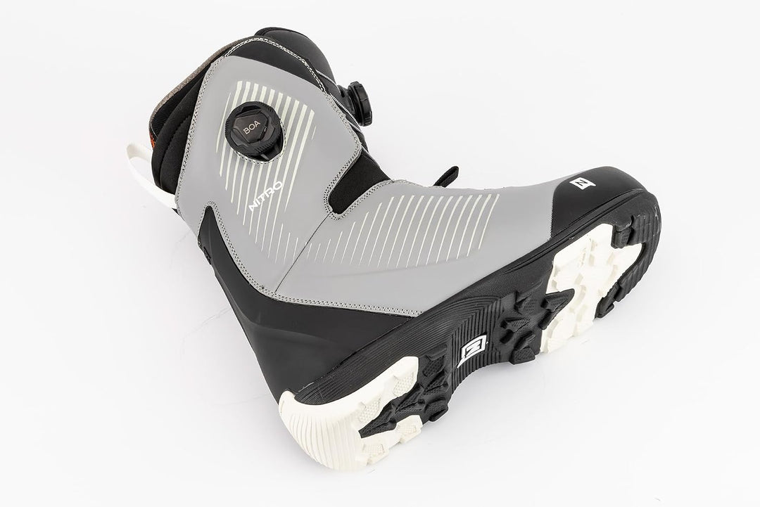 Nitro Herren Club BOA Dual Zone, All Mountain Freeride Freestyle Schnellschnürsystem Boot Snowboardb
