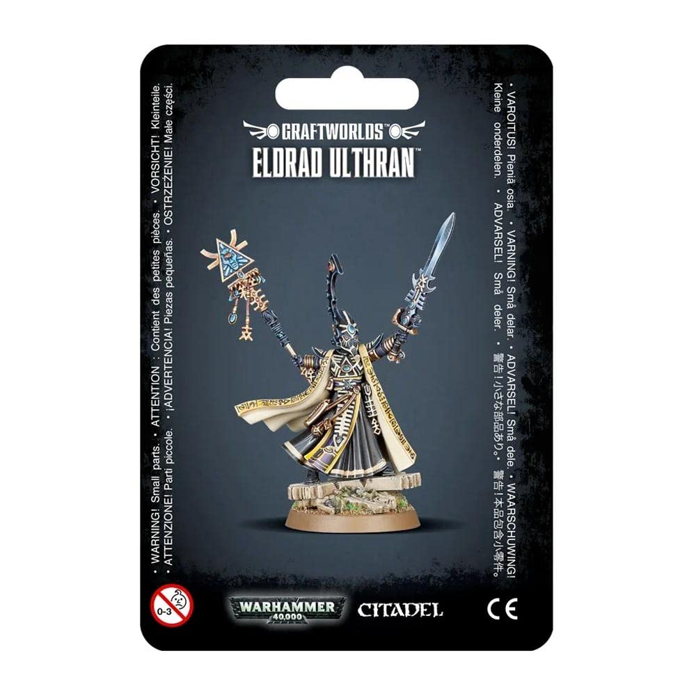Games Workshop Eldrad Ulthran Aeldari: Eldrad Ulthran 13 Kunststoffkomponenten, 32 mm, runder Sockel