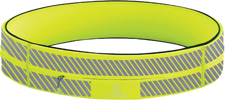 FlipBelt Zipper - Laufgürtel für Handy & kleines Zubehör - Sport-Bauchtasche für Damen und Herren L