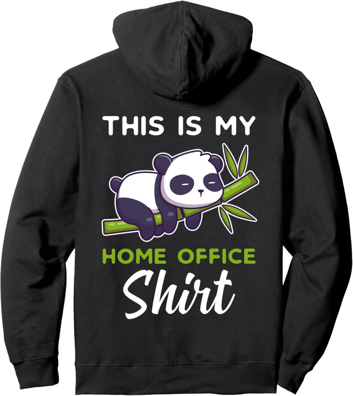 Panda Team Heimarbeit Büro Outfit This is my Home Office Pullover Hoodie
