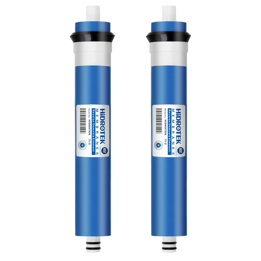 Universell Kompatibel 75 GPD Umkehrosmose RO Membran Ersatz-NSF Zertifiziert (2) 75GPD (2Pcs), 75GPD