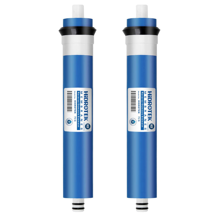 Universell Kompatibel 75 GPD Umkehrosmose RO Membran Ersatz-NSF Zertifiziert (2) 75GPD (2Pcs), 75GPD