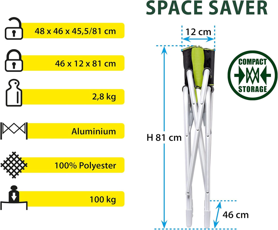 BRUNNER Stuhl Regista Captain Grün/Schwarz, Grün/Schwarz