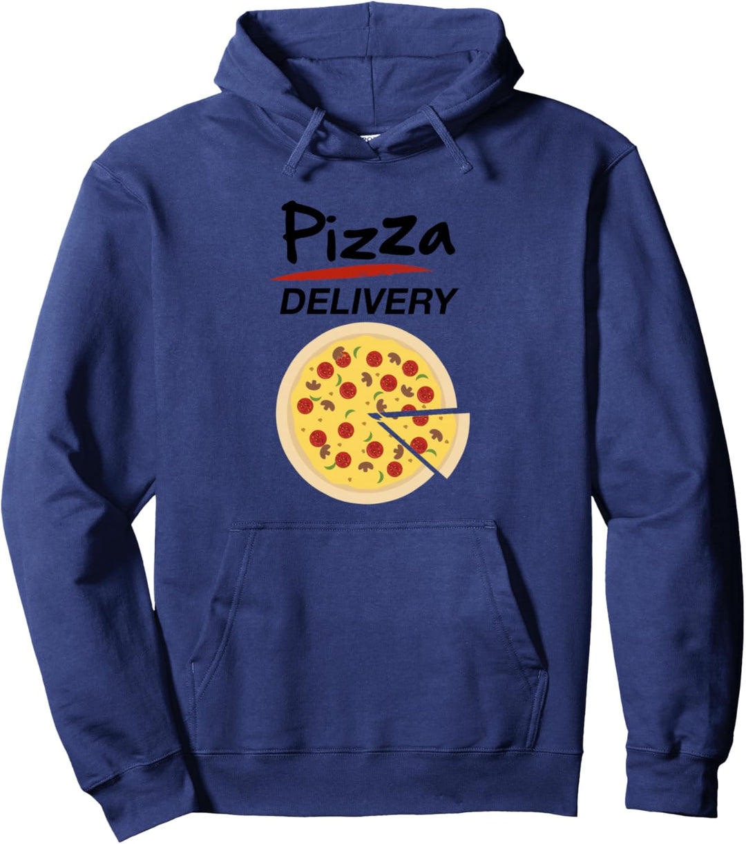 Pizza Delivery Kostüm Fasching Paar Kostüme Damen Herren Pullover Hoodie