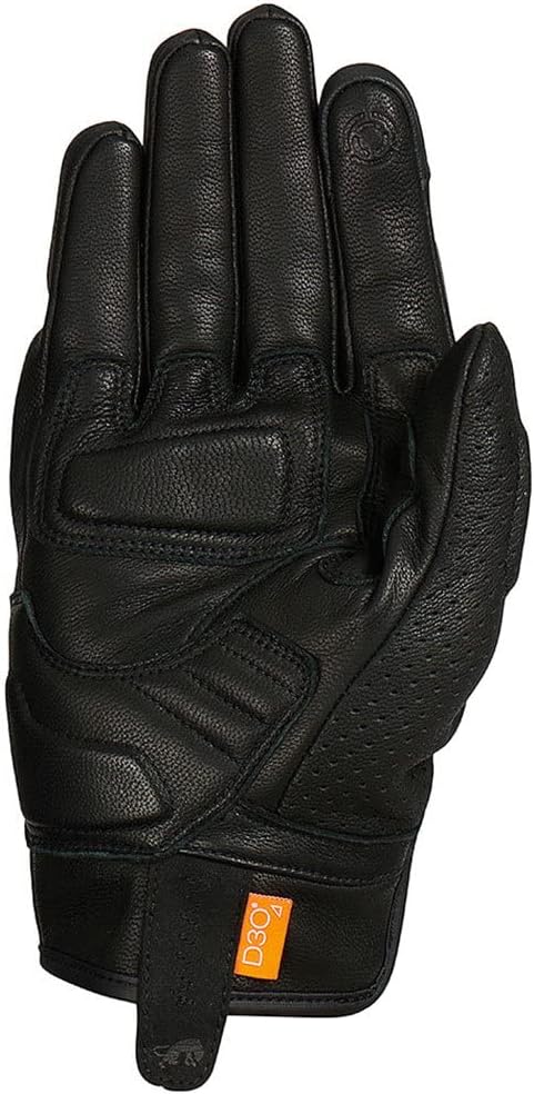 Furygan LR Jet D3O Vented Perforierte Motorradhandschuhe (Black,L)