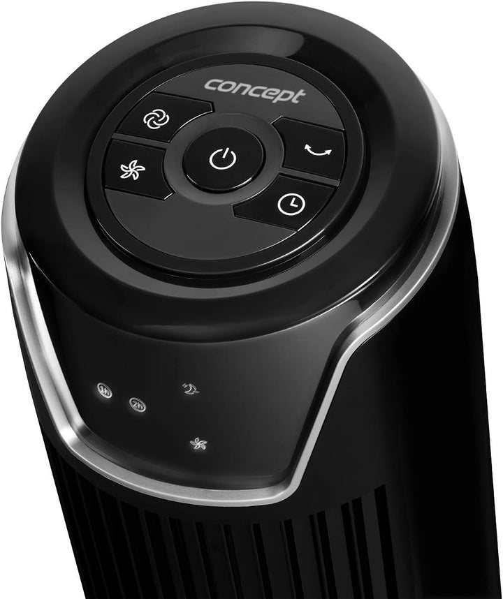 CONCEPT Hausgeräte VS5110 Säulenventilator schwarz