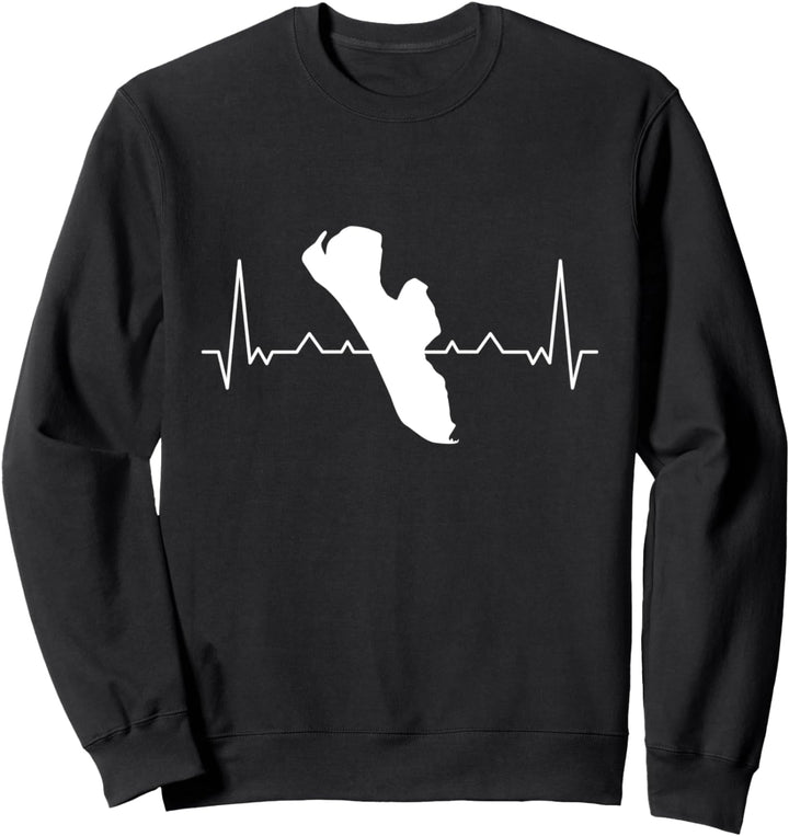 Fanø Fanö Herzschlag Skandinavien Dänemark Urlaub Sweatshirt