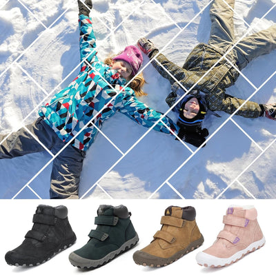 Mishansha Kinder Winterschuhe Warm Gefüttert Winterstiefel Jungen Mädchen Schneestiefel Outdoor ruts