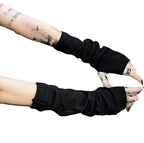 Skateboard Frog Frauen Handschuhe Goth Arm Ärmel Cool Black Moon Cross Printed Hip Hop Armstulpen So